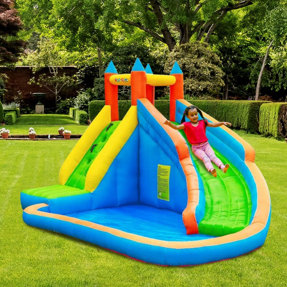 Teamson Kids - Château gonflable air de jeux aquatique piscine
