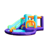 Château Aquatique Gonflable - Sunny Jungle - Surface 430x400x225 cm - souffleur et sac de rangement inclus Château Aquatique Gonflable - Sunny Jungle - Surface 430x400x225 cm - souffleur et sac de rangement inclus