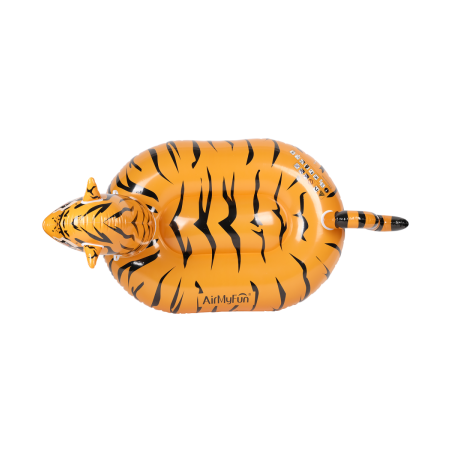 Bouée gonflable piscine XXL / 150 cm chevauchable - Tigre géant